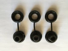 3x Hi Temp Black Snapper Exhaust Grommet W/o Washer anti-vibration Insulators