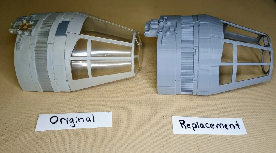 Piezas Star Wars Hasbro Legacy Millennium Falcon - Toldo de repuesto impreso en 3D Foto 4 de 4