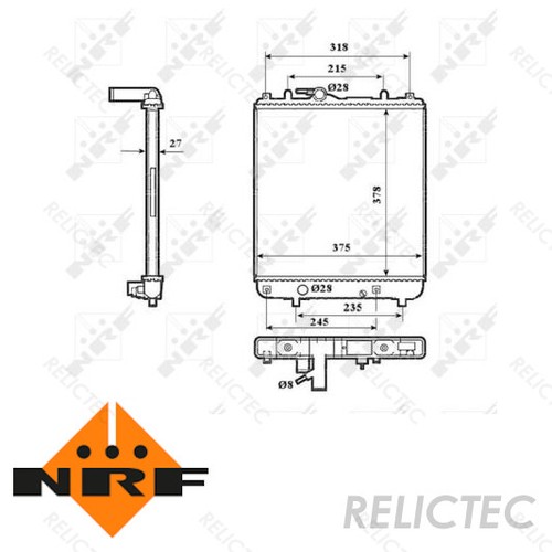 Coolant Radiator Vauxhall Opel:AGILA A,Mk I 9210556 09210556 09210556 ...
