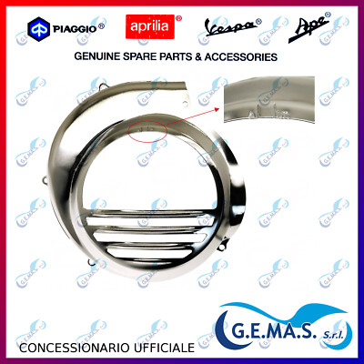 Cache Carburateur Chromé PIAGGIO VESPA PX 125 150 200 T5 - Neuf Motocenter