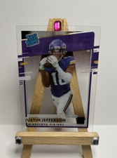 JUSTIN JEFFERSON 2020 Panini Chronicles Clearly Donruss Rated Rookie Minnesota