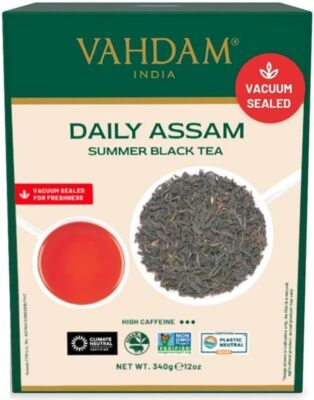Vahdam Assam Black Tea Indischer Schwarzer Tee Lose Blätter Koffein 340g