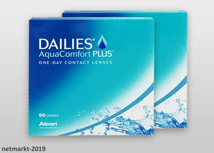 Alcon Tageslinsen Dailies Aqua Comfort Plus 2x90 Stück Kontaktlinsen - Neu&OVP