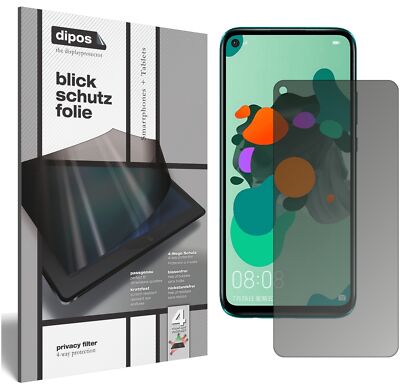 Huawei nova 5i Pro Blickschutzfolie matt Schutzfolie Folie Display Schutz dipos