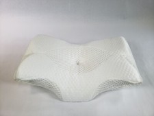 Elviros Cervical Memory Foam Pillow Standard Size, White, WITH DEFECTS