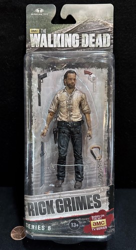 The Walking Dead Figurine Figurine The Walking Dead Rick Grimes McFarlane Toys - 12,7cm - 20 Points D'articulation Mcfarlane Toys Collection