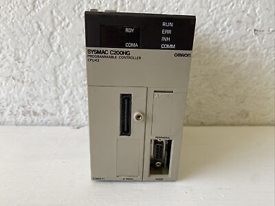 Omron Sysmac C200HG-CPU43 Programmable Controller CPU Unit Omron Sysmac C200HG-CPU43 Programmable Controller CPU Unit