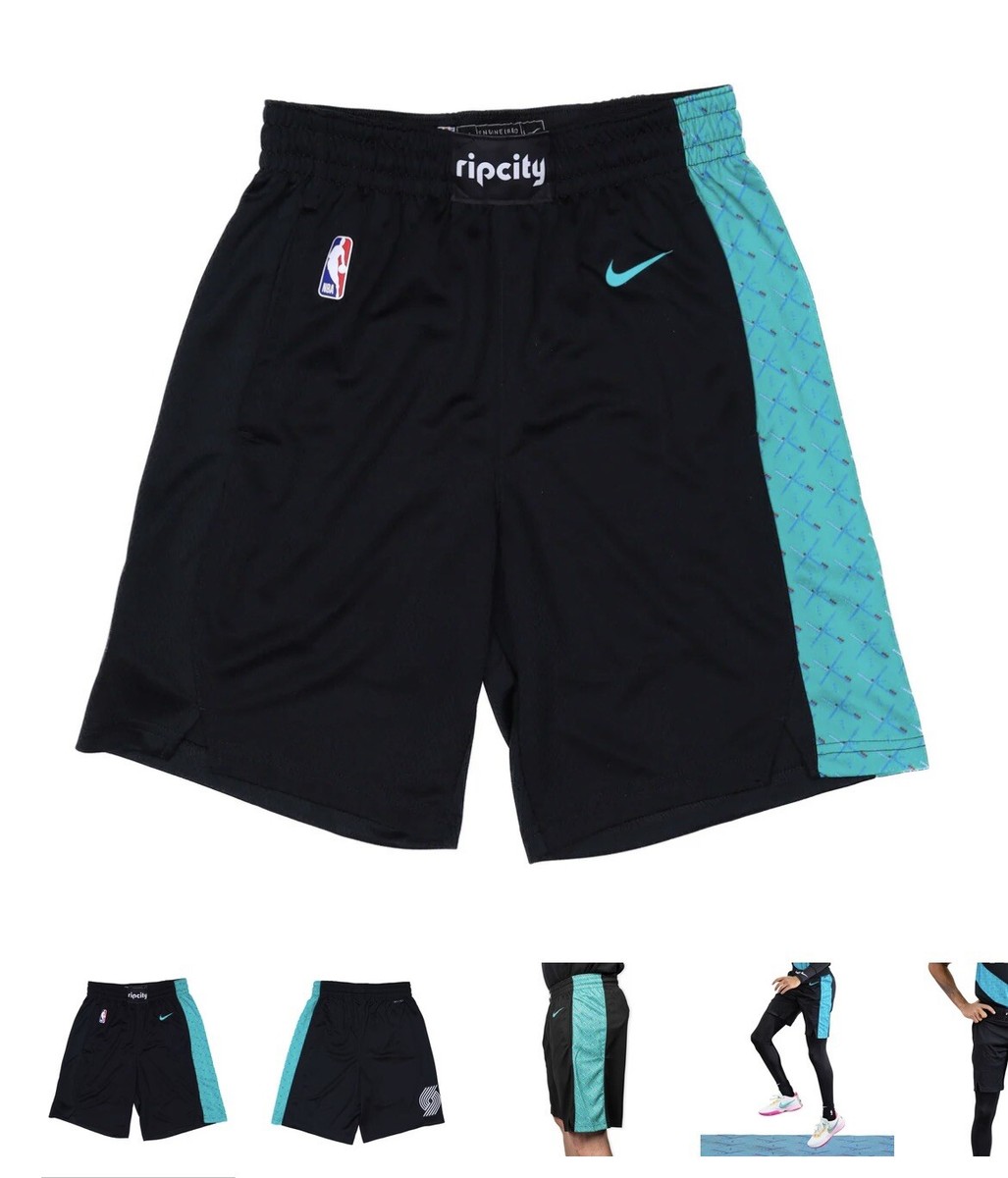 NBA トレイルブレイザーズ rip city オーセンティック ショーツM Portland Trailblazers PDX Rip City Edition Nike Swingman
