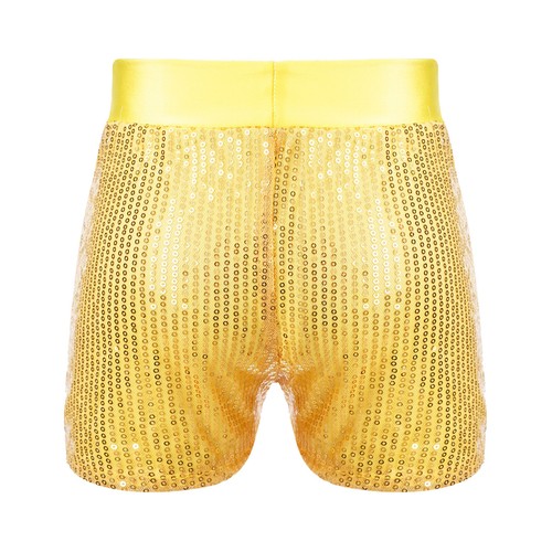 iEFiEL Mädchen Jungen Pailletten Fasching Shorts Glänzend Kurze Hose Tanzshorts - Picture 22 of 44