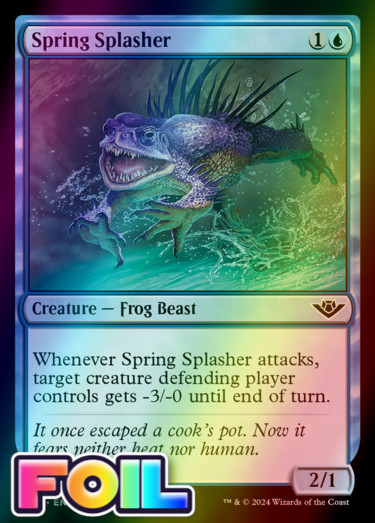 x1 Spring Splasher OTJ MTG 69 FOIL COMMON M/NM 1x