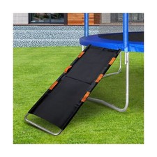 Gardenature Trampoline Slide and Climber - Safety Universal Ladder with Handl...