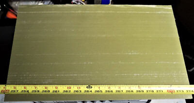 GAROLITE G10/FR4 Epoxy Fiber Glass Bar Plate 1/4'' Thick X 18'' Long X 11'' Wide