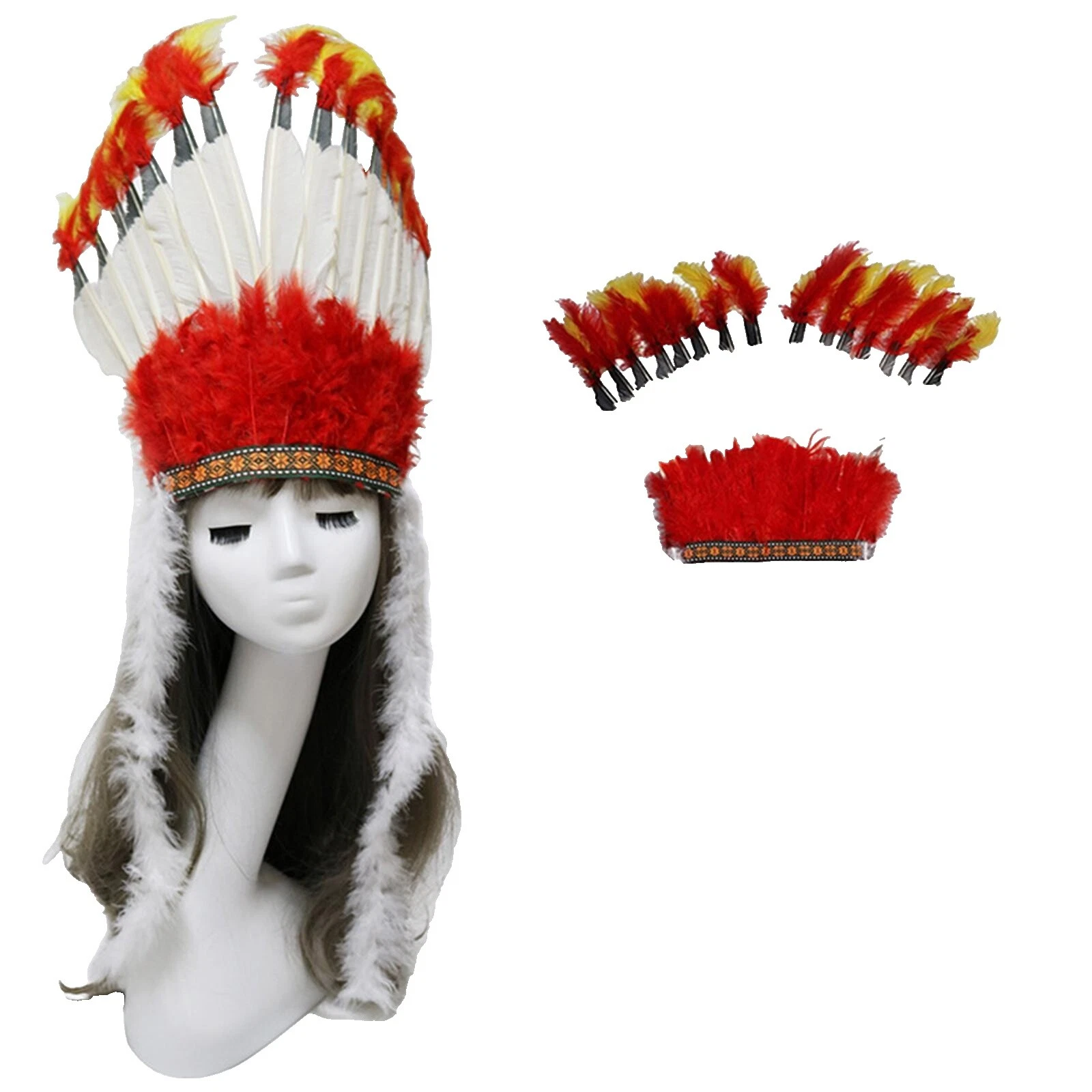 Disfraz de Multi-Color tocados