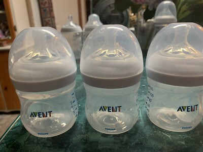 Philips Avent SCF696/37 BPA Natural Polypropylene Bottles 8 Ct 4 Oz
