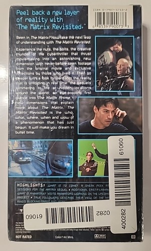 The Matrix Revisited VHS 2001 Brand New Sealed - Picture 2 of 2
