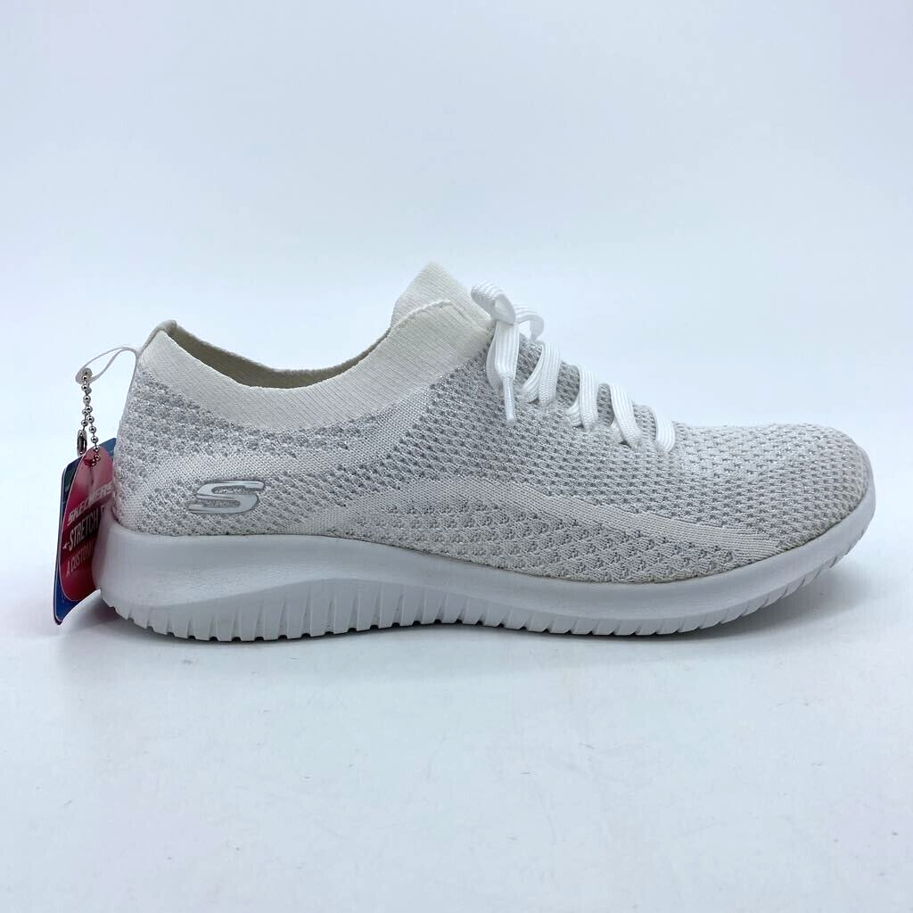 Salutations Sneaker Skechers Ultra Flex Silver Skechers Womens