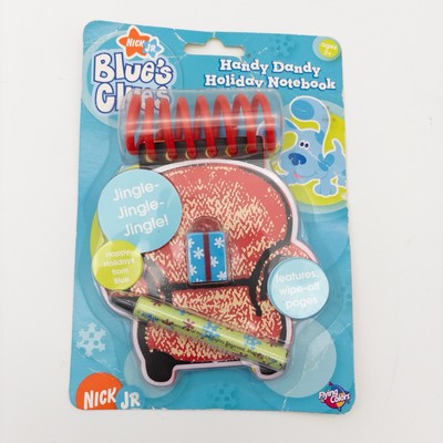 NEW Blues Clues Thinking Chair Handy Dandy Holiday Christmas Notebook 2004