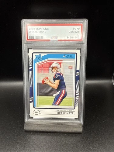 2024 Panini Donruss Drake Maye Rated Rookie PSA 10 #379 New England Patriots RC