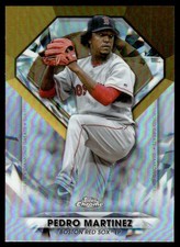 2022 Topps Chrome Update Diamond Greats Die-Cuts Pedro Martinez Boston Red Sox