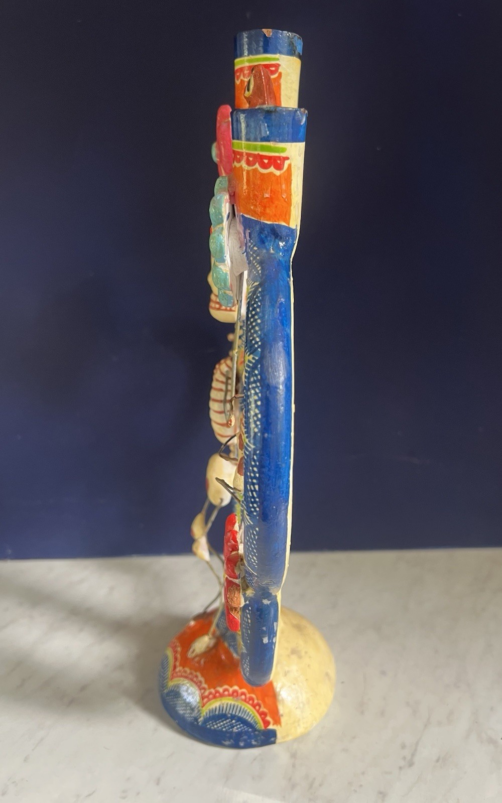 VTG Castillo Tree of Life Candleholder Pottery Day Of  Dead Día de los Muertos