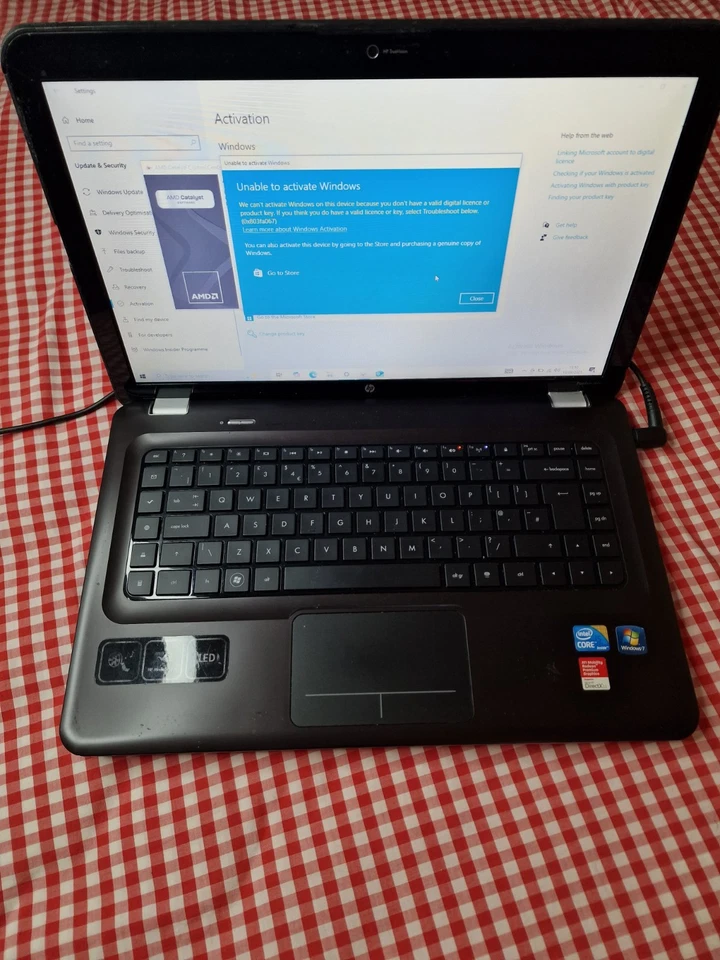 HP Pavilion DV6 15.6" Laptop i5-M460 2.53GHz 250Gb HDD 6Gb Ram For Parts Read De - Image 4 of 4