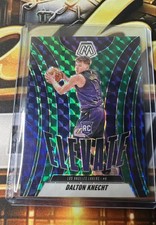 2024-25 Panini Mosaic - Elevate Dalton Knecht #18 Green Mosaic Prizm (RC)