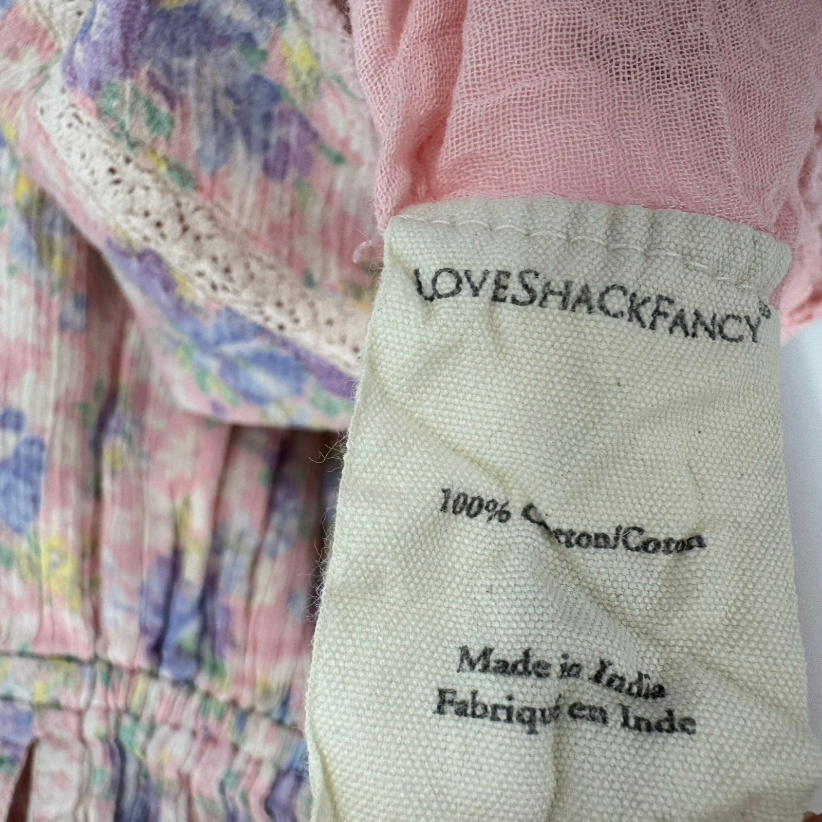 LoveShackFancy Sonora Ruffle Pullover Mini Dress … - image 12