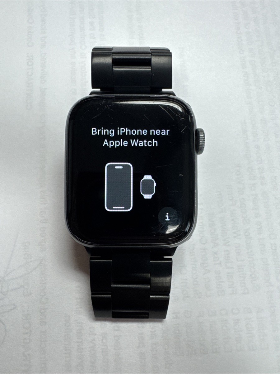 Apple Watch Series GPS, 44mm Aluminum Case, Black, Unlocked