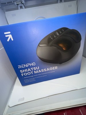 RENPHO Shiatsu Foot Massager w/3 Heat Levels & 9 Customizable Settings