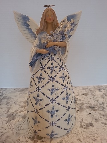 2003 Jim Shore HEARTWOOD CREEK Psalmen 103:15 Blauer Engel 114403 Enesco