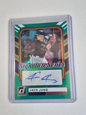 2026 DONRUSS JACE JUNG SIGNATURE SERIES AUTOGRAPH TEAL SSP#21/25-TIGER PHENOM