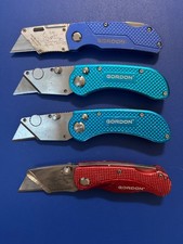 Konvolut (4) Gordon Allzweckmesser, Teppichmesser