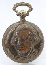1976 GEORGE WASHINGTON DUFONTE ARNEX CAL. ETA UT 6498 17j POCKET WATCH (IO)
