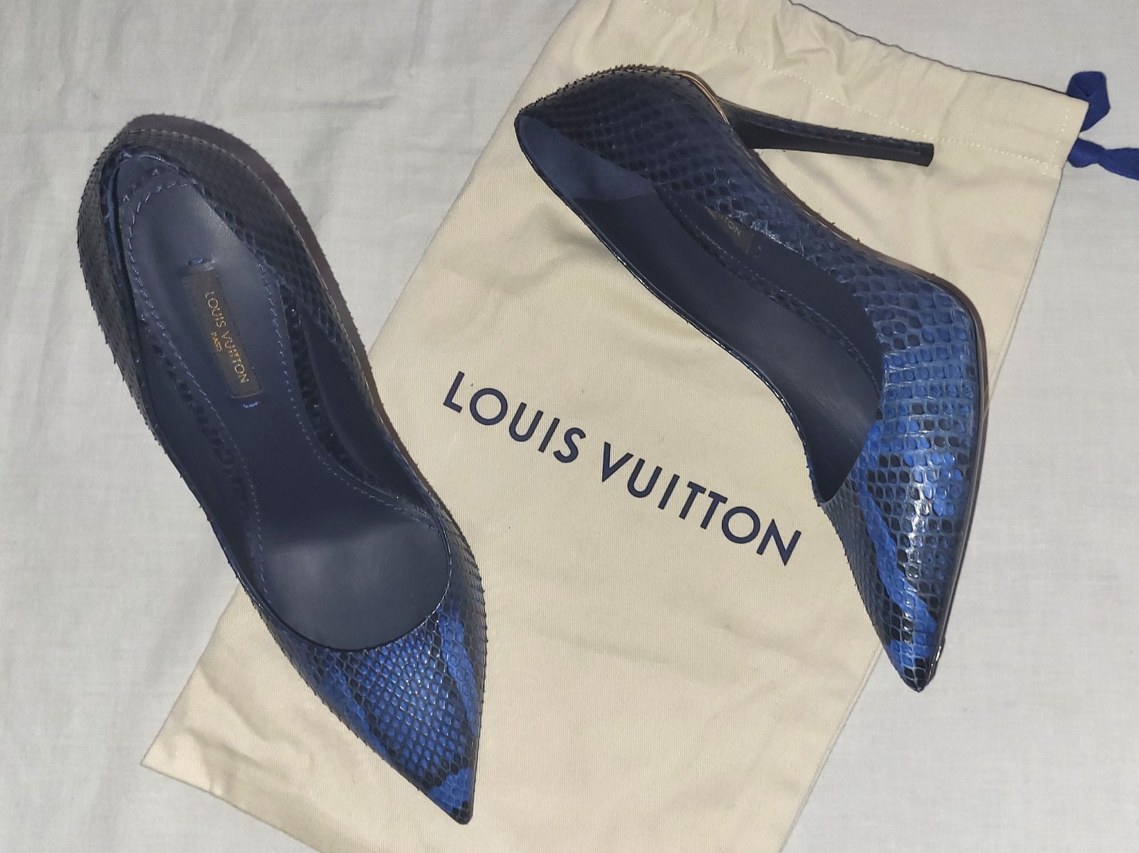 LOUIS VUITTON - real PYTHON Eyeline classic pumps… - image 13