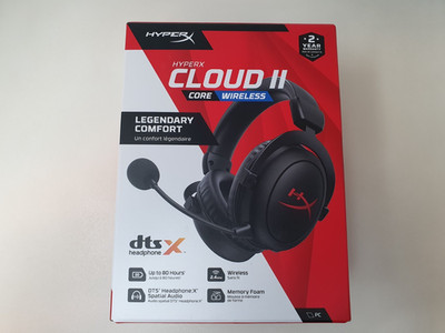 HyperX Cloud II Core Wireless Gaming Headset Schwarz DTS Originalverpackt