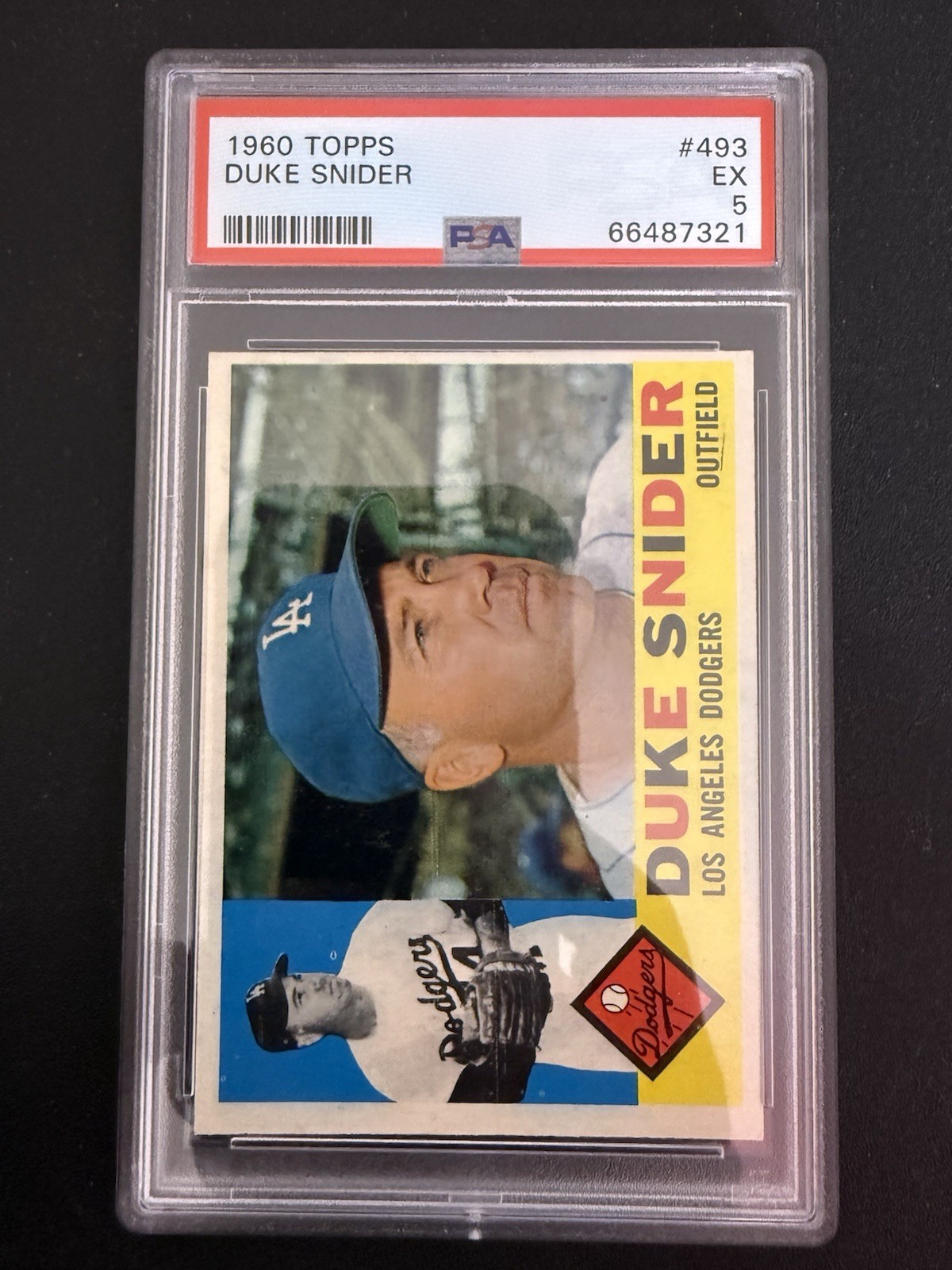 1960 Topps - Duke Snider #493 PSA 5