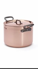 De Buyer 6467.24 COPPER INOCUIVRE HIGH STEWPAN WITH LID  