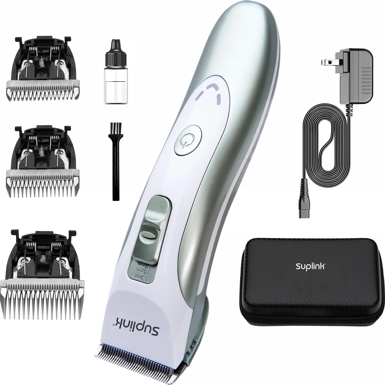 Professional Dog Clippers for Thick Coats, Low Noise Cordless Grooming Clippe...