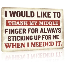 Rousen Man Cave Decor, Funny Bar Signs, Cool Stuff for Men, Sarcastic Tin Sig...