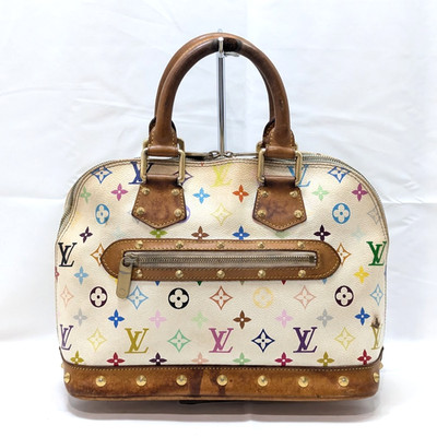LOUIS VUITTON Monogram Alma PM Handtasche Multicolor M92647 Authentic LV