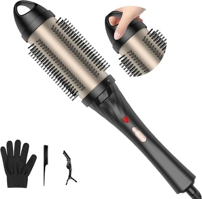 UMIGA 45mm Thermal Brush, 3 IN 1 Lockenbürste Große Wärmebürste, Keramik-Heiße Bürste