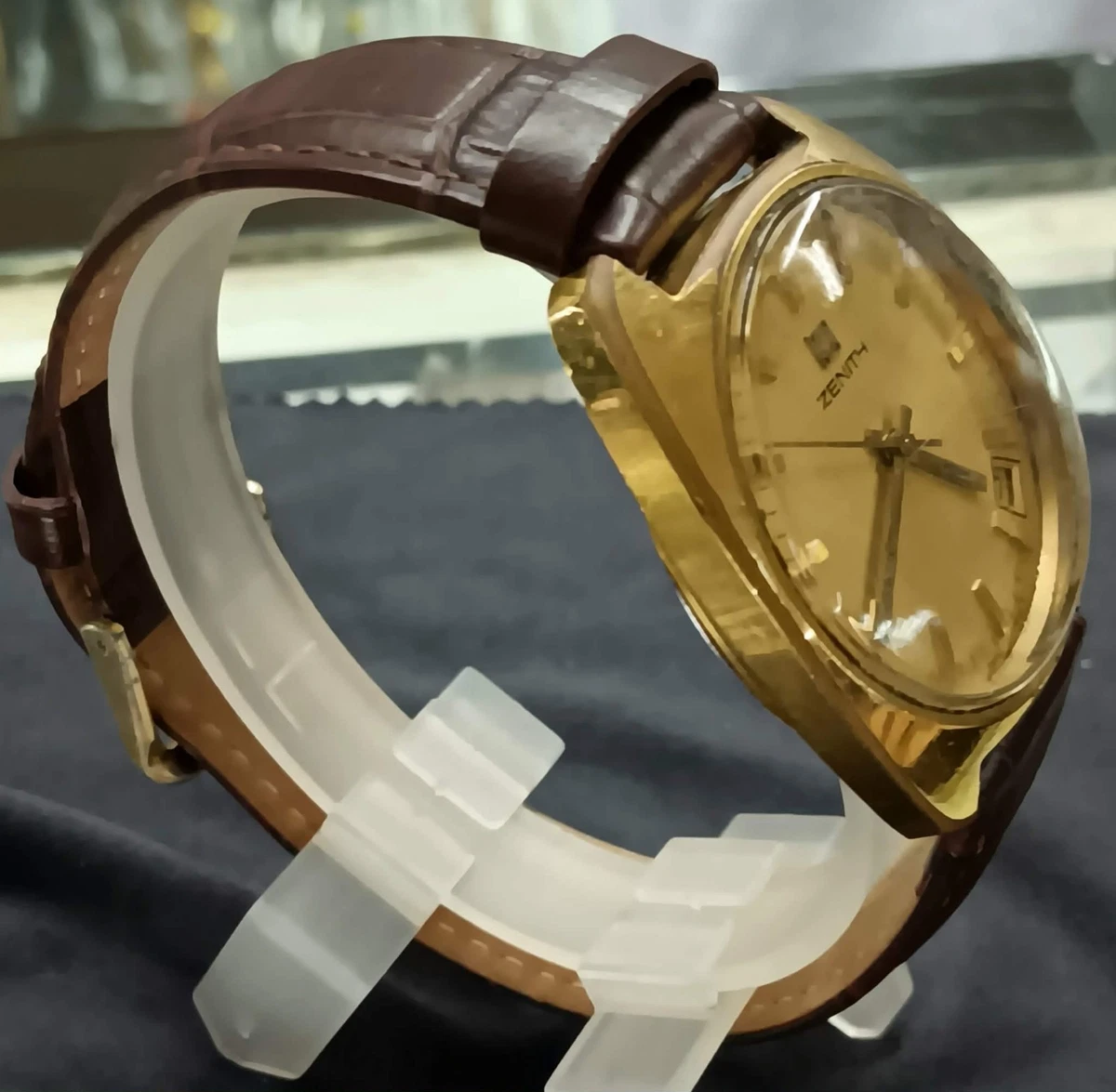 Vintage Zenith Surf 20-1290-365 Manual Wind Watch Signed Crown Serviced 2025