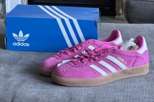 Adidas Gazelle Indoor JR1356 Pink Suede Gum Sole Women  s Size 7 NEW IN BOX