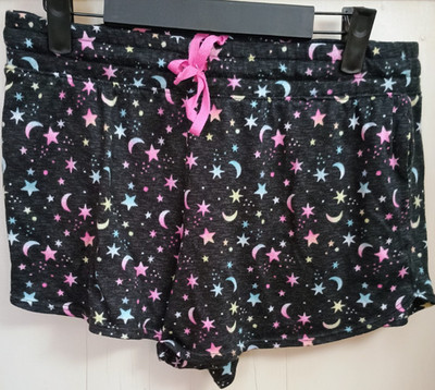 Secret Treasures Sleep Shorts Women s M (8 10) Moon Star Print Lounge Pajama