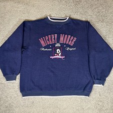 Vintage Disney 90's Mickey Mouse Unlimited Embroidery Sweatshirt Size XL