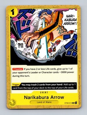 TCG One Piece Karte Narikabura Arrow ST09-014 Starter Deck 9: Yamato Common