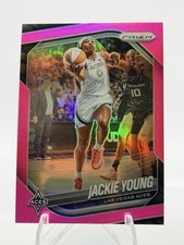 JACKIE YOUNG 2025-26 PANINI PRIZM WNBA PINK /175 #23 LAS VEGAS ACES
