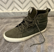 VANS Mens Green High Top Lace-Up Athletic Sne...