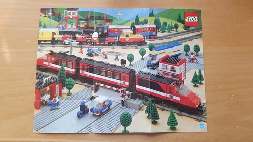 LEGO System LEGOLAND Train City 90's 80s Vintage Poster Poster Rare
