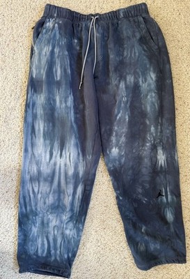 Nike Air Jordan Flight Fleece Sweatpants Pants Sz 3X Blue Tie Dye Jumpman Y2K